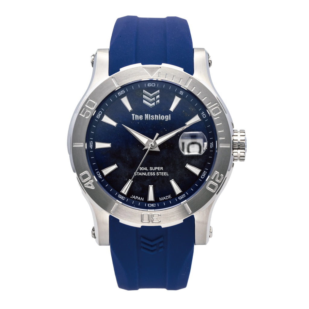 The Nishiogi ニシオギ ステンレススチール ホワイトラバー ザ・ニシオギ 腕時計 The Nishiogi 西荻の窓・白文字盤 | WATCH