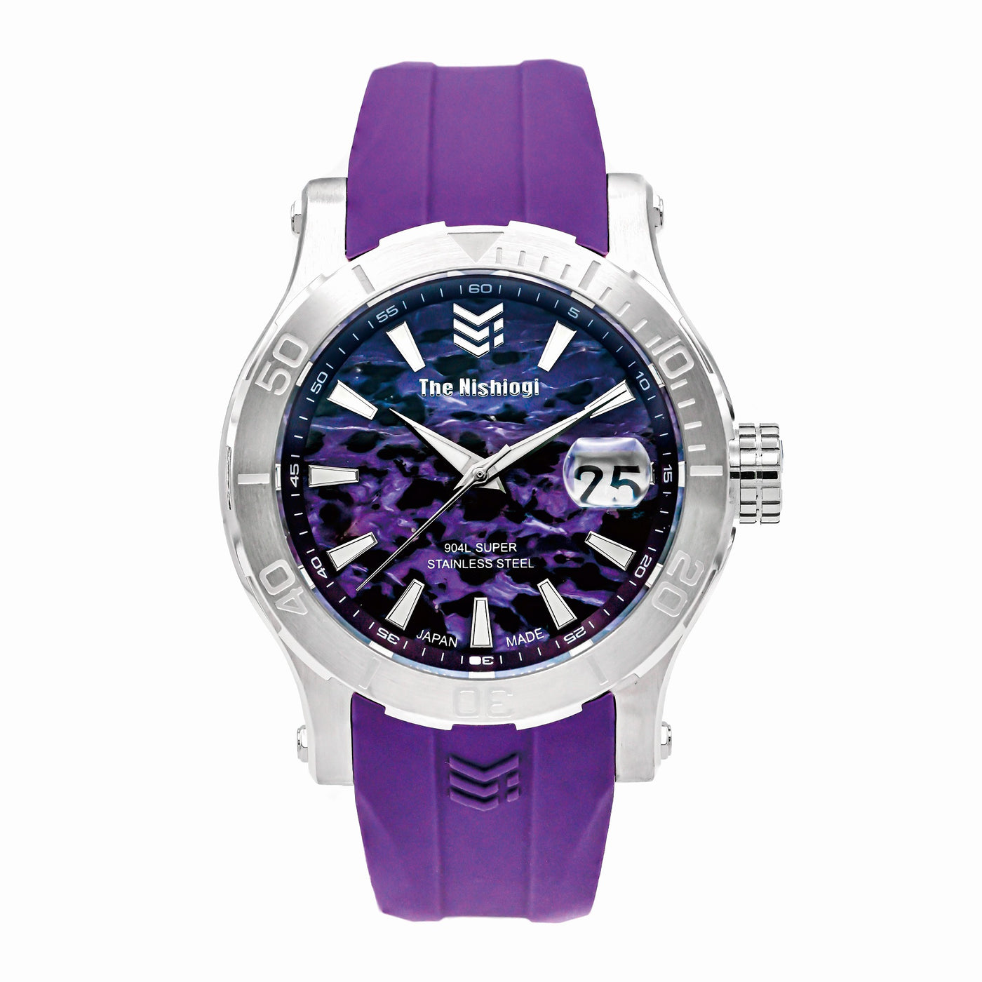 ザ・ニシオギ 腕時計 The Nishiogi チャロアイト　シベリアのヒーリングウォッチ！ 42mm